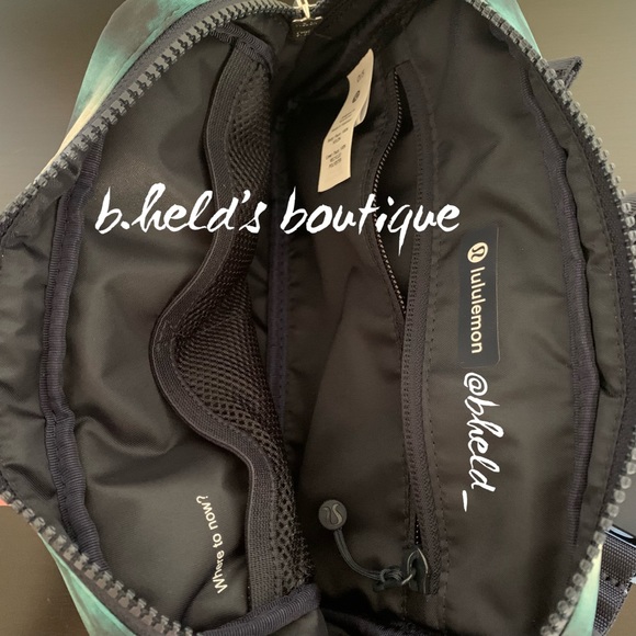 lululemon Quilted Grid Belt Bag in Meteor Wash Print Multi Blue Green OS New NWT - Picture 15 of 16